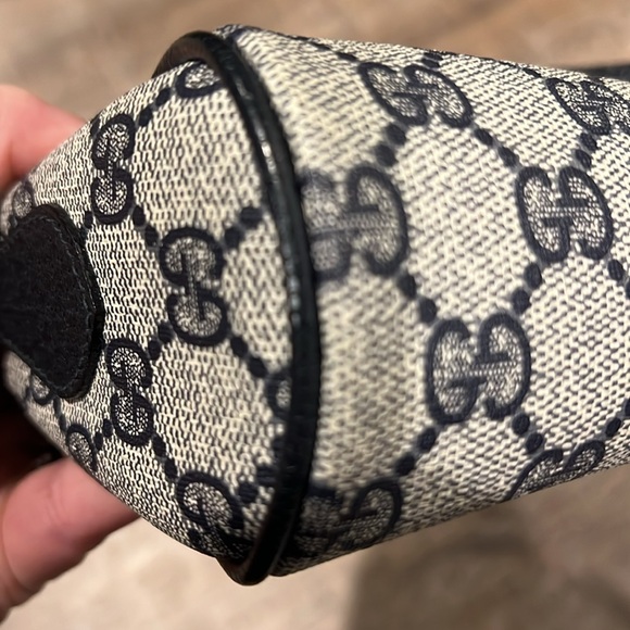 Vintage Gucci Ophidia Navy Monogram  Crossbody Bag Purse - Picture 3 of 9